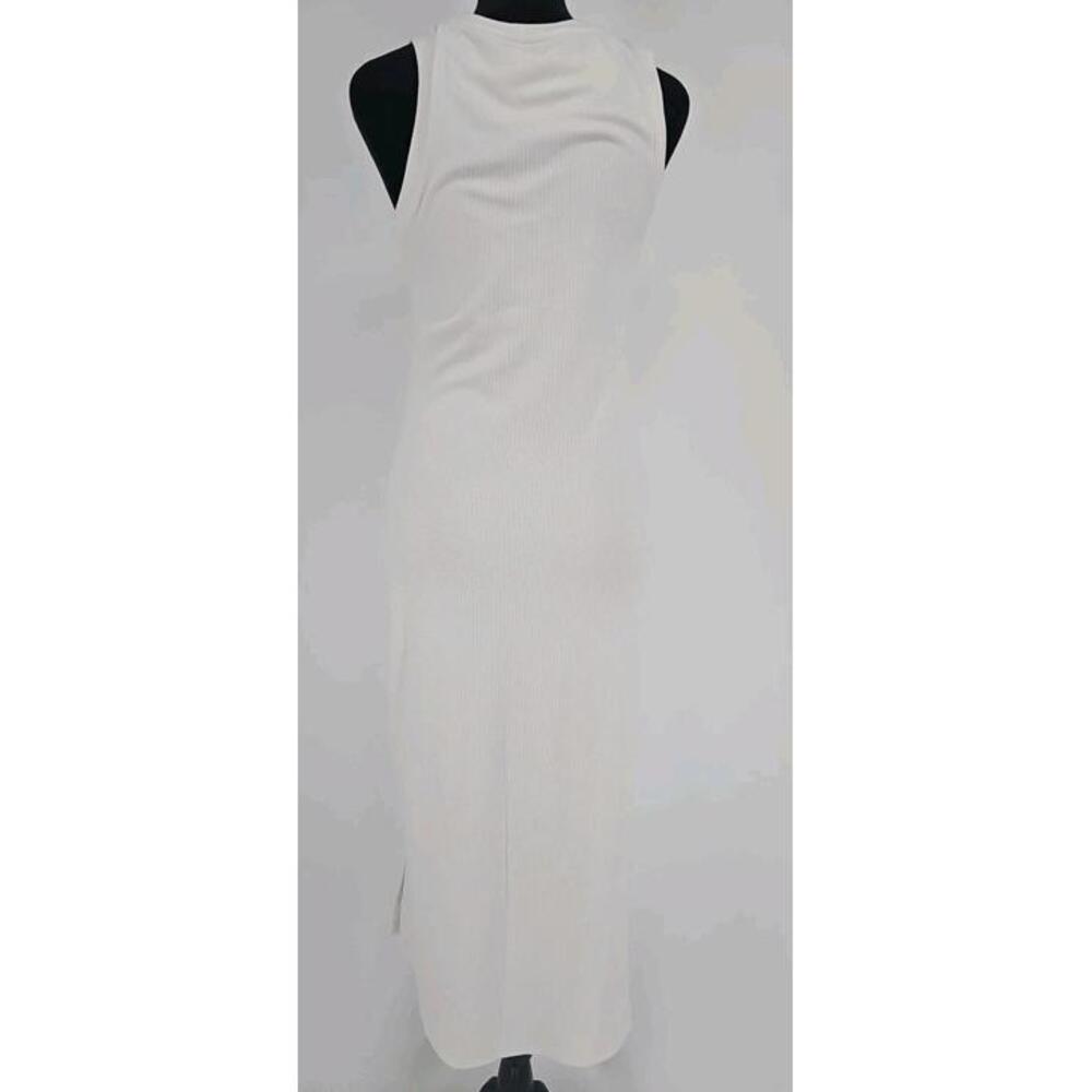 Betsy Johnson Ribbed Fitted Dress Womens Small Cinched Side Slit Y2K 90s - Picture 3 of 5